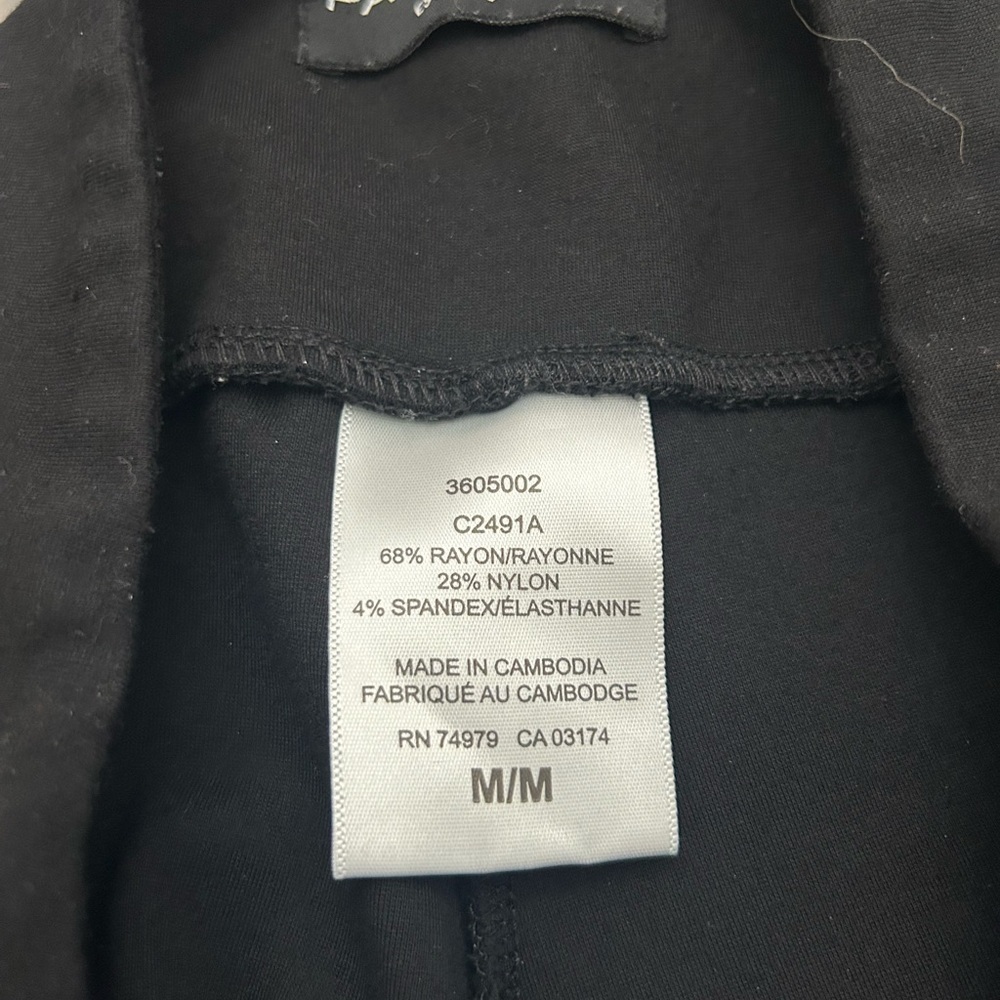 🌼 Parasuco Black Moto leggings Medium - Picture 3 of 5